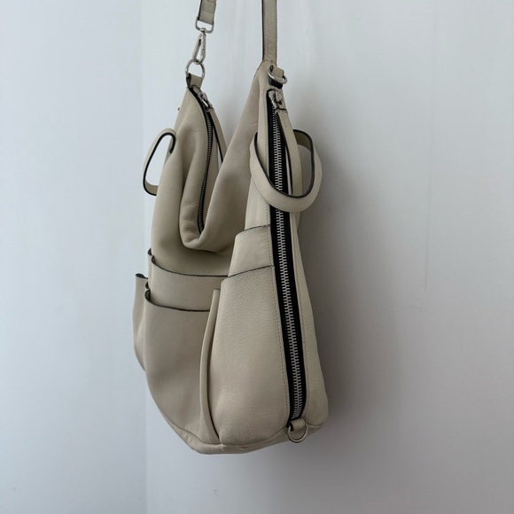 Vintage Marni cream leather large multiway hobo carryall tote satchel bag - Picture 4 of 14